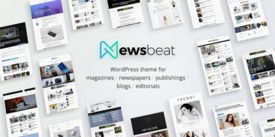 Newsbeat - Optimized WordPress Magazine theme by wpthms