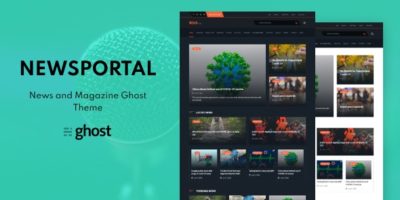 Newsportal - News and Magazine Ghost Blog Theme by electronthemes