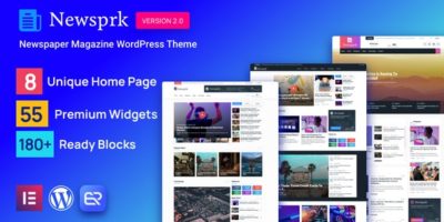Newsprk - Newspaper WordPress Theme by QuomodoTheme