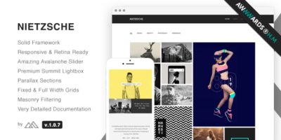 Nietzsche - Creative Multi-Purpose HTML Template by ThemeMountain
