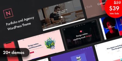 Niro - Creative Agency & Portfolio WordPress Theme by DroitThemes