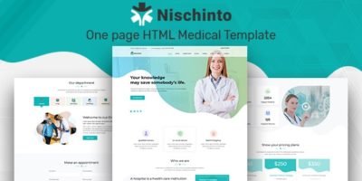 Nischinto - Medical Landing Page HTML Template by laralink