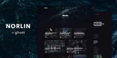 Norlin — Personal Dark Theme for Ghost by AnvodStudio