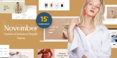 November - Multipurpose Sections Shopify Theme by shopifytemplate