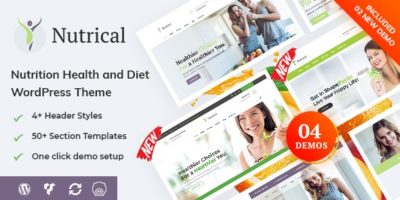 Nutrical - Health and Diet WordPress Theme by creativesplanet