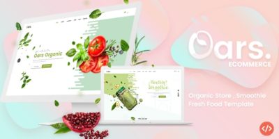 Oars - Creative Organic Store & Fresh Food HTML Template by tiva_theme