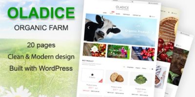 Oladice - Organic Farm WordPress Theme by pl_theme