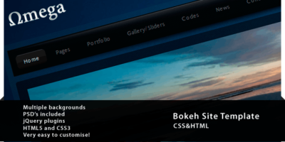 Omega - CSS&HTML Portfolio by dft_au