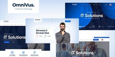 Omnivus - IT Solutions & Services Drupal 8.8 Theme by 4coding