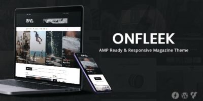 Onfleek - AMP Ready and Responsive Magazine Theme by Dahz