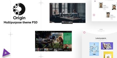 Origin - Minimal and Creative for Multipurpose Psd Template by 1protheme