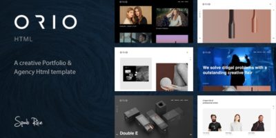 Orio - A Creative Portfolio & Agency HTML Template by SpabRice