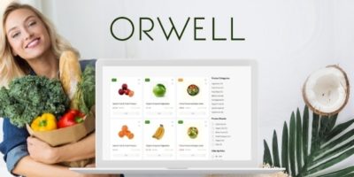 Orwell - Organic Food Store and Healthy Shop by afracode