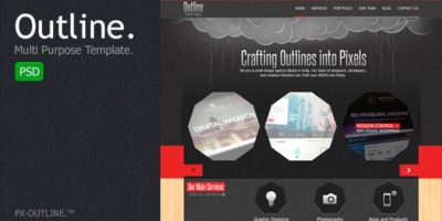 Outline Multi Purpose PSD Template by pxoutline