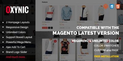 Oxynic - Responsive Multipurpose Magento Theme by Ecom-Themes