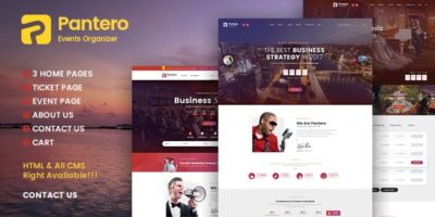 Pantero - Event & Conference PSD Template by Last40