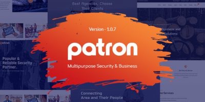 Patron - Security Service Company HTML Template by Unicoder