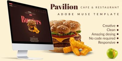 Pavilion - Restaurant & Cafe Muse Template by Nublislabs