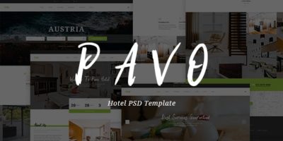 Pavo - Hotel PSD Template by AlitStudio