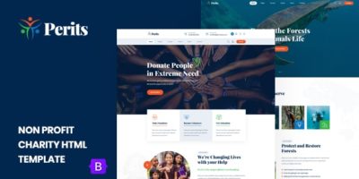 Perits - Non Profit Charity HTML Template by micro_theme