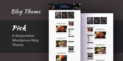 Pick - A Responsive WordPress Blog Theme by SoftHopper