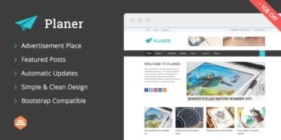 Planer - Responsive WordPress Magazine Theme by DankovThemes