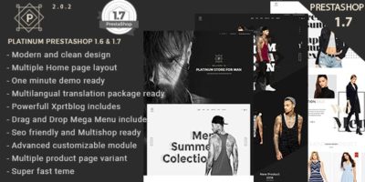 Platinum Fashion and Accessories Prestashop 1.6 and 1.7 Theme by xpert-idea