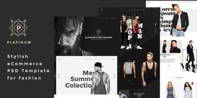 Platinum - Stylish ecommerce PSD Template for Fashion by 1protheme