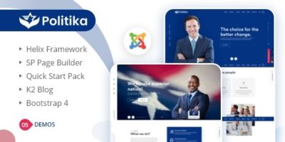 Politika - Political & Election Campaign Joomla Template by zwintheme