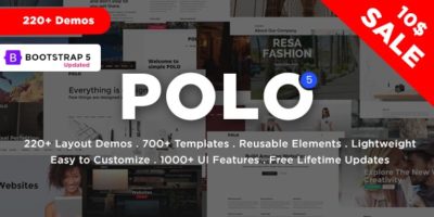 Polo - Responsive Multi-Purpose HTML5 Template by inspiromedia