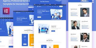 Porto Agency - Creative Digital Business Elementor Template Kit by portocraft