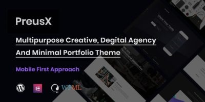 PreusX - Digital Agency And Portfolio WordPress Theme by SoftHopper