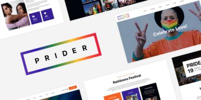 Prider - LGBTQ & Gay Rights Festival Template Kit by ThemeREX