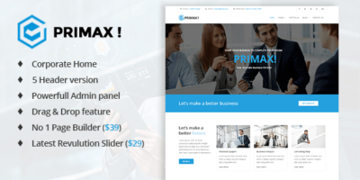 Primax - Multi-Purpose Joomla Template by ThemeCanyon