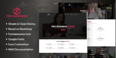 ProBusiness - Business & Corporate Template by codeflicks