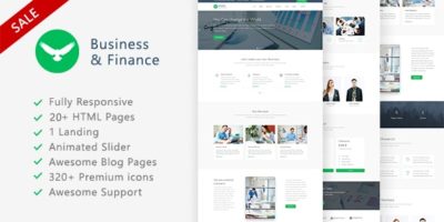 Proff - Business and Finance Template by SpecThemes