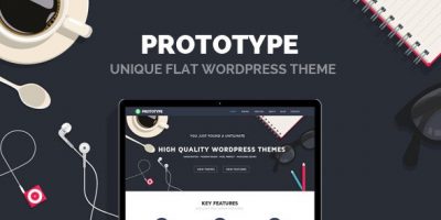 Prototype - Flat Wordpress Theme by wopethemes