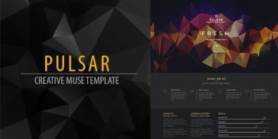 Pulsar Creative Muse Web Template by barisintepe