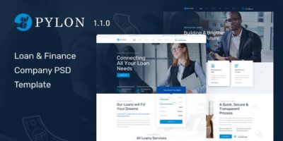 Pylon - Loan & Finance Company HTML Template by PearsTheme