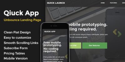 QuickApp Unbounce Landing Page by nasirwd