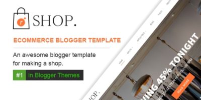 R-shop - Ecommerce Responsive Blogger Template. by raintemplates