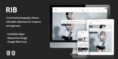 RIB - Responsive HTML5 Photography Template by ExpressionThemes