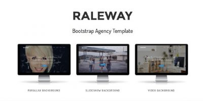 Raleway - Bootstrap Agency Template by themes_mountain