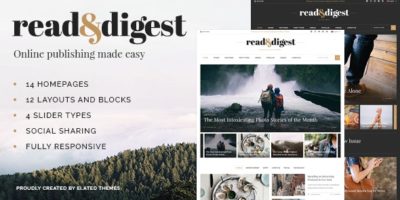 Read and Digest - Newspaper Theme by Elated-Themes