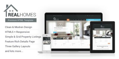 Real Homes HTML Template by InspiryThemes