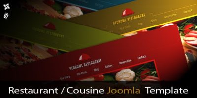 RedBowl Restaurant - Responsive Joomla Template by ThemeLan