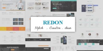 Redon - Multipurpose Landing Page WordPress Theme by theme_ocean