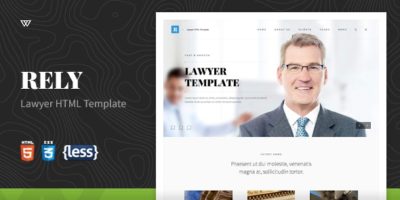 Rely - Lawyer HTML5 Template by Sinote