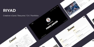 Resume / CV / Portfolio / vCard by ideas_factory
