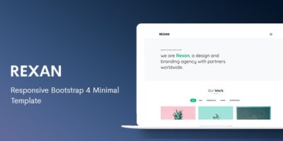 Rexan - Responsive Bootstrap 4 Minimal Template by ThemesBoss